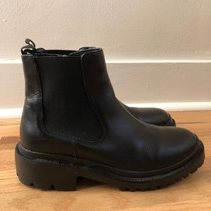 Waterproof Leather Chelsea Boots